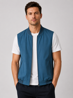Men’s Sleeveless Zip Gilet Jacket