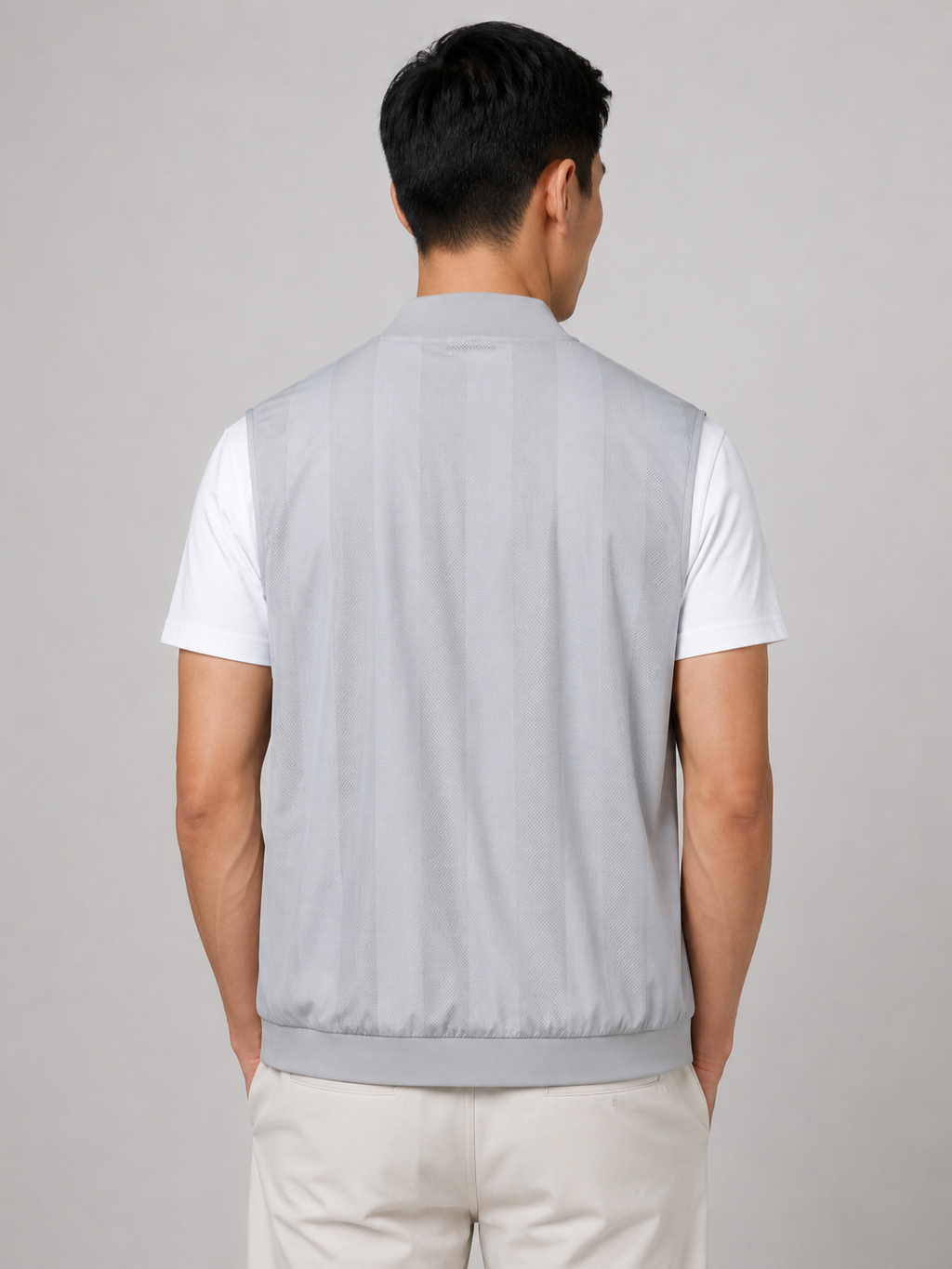 Men’s Sleeveless Zip Gilet Jacket