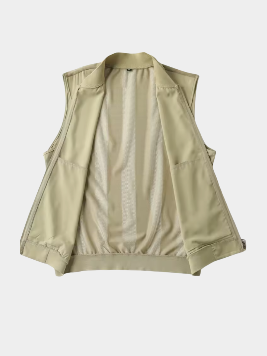 Men’s Ultra-Thin Gilet Jacket with Zip Closure