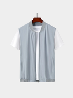 Men’s Ultra-Thin Gilet Jacket with Zip Closure