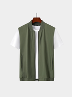 Men’s Ultra-Thin Gilet Jacket with Zip Closure