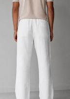 Men’s Drawstring Waist Straight Leg Pants
