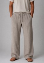 Men’s Drawstring Waist Straight Leg Pants