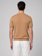 Men’s Knitted Shirt with Ribbed Trim