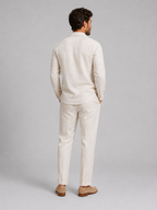 Men’s Shirt and Trousers Set with Button-Front Shirt