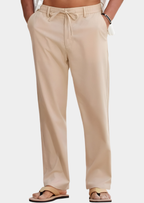 Men’s Pants with Elastic Waistband and Relaxed Fit
