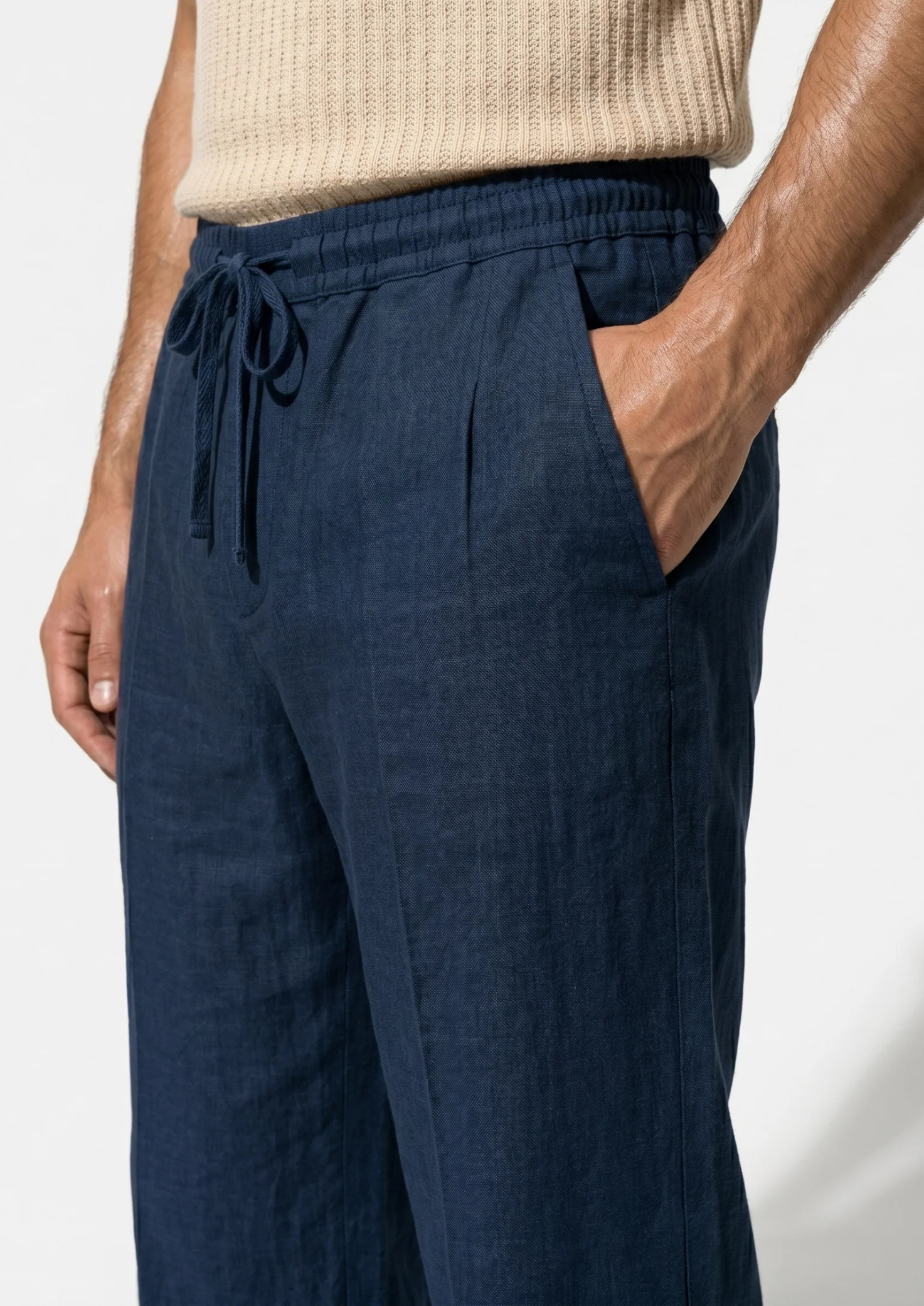 Men’s Trousers with Drawstring Waist