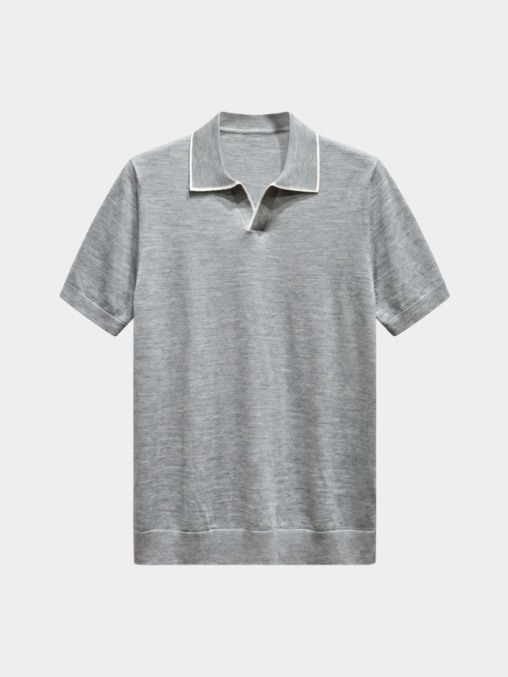 Men’s Polo Shirt with Contrast Collar