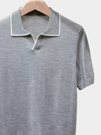 Men’s Polo Shirt with Contrast Collar