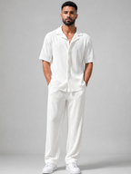 Men’s Short Sleeve Shirt and Trouser Set