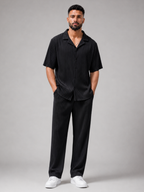 Men’s Short Sleeve Shirt and Trouser Set