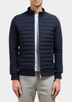 Men’s Zip Jacket with Padded Front Panels