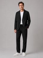 Men’s Two-Piece Set with Drawstring Trousers