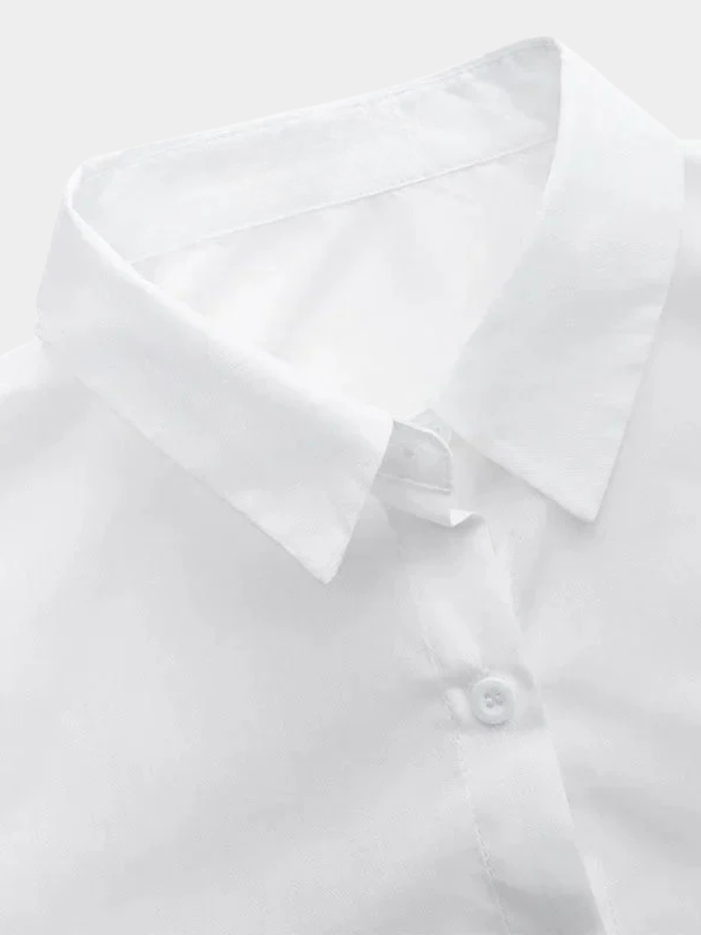 Women’s Button Front Blouse with Ruffle Cuffs