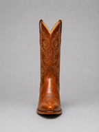 Women’s Cowboy Boots with Embroidered Knee-High Design