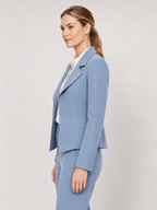 Women’s Cropped Blazer with Lapel Collar