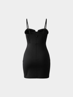 Women’s Mini Dress with Sheer Panel Detail